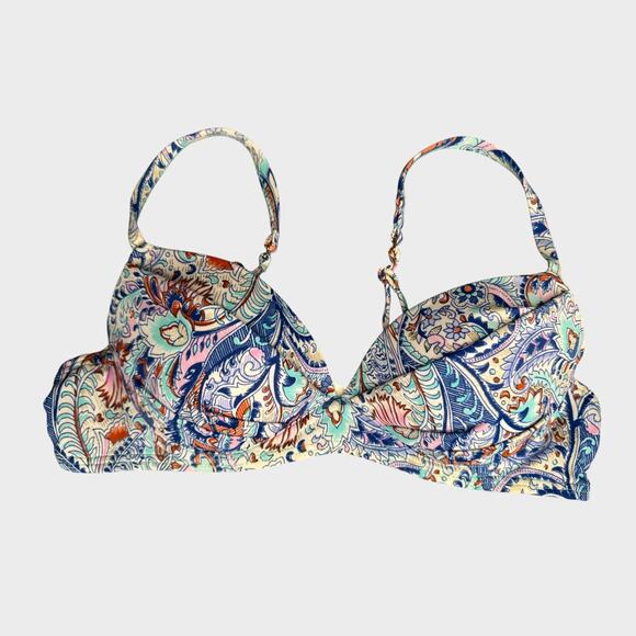 Victoria's Secret Paisley Bikini Top 34A - Picture 2 of 9